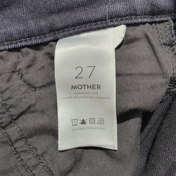 Mother Denim The Right Away Rider Straight Leg Jean In Encounters At Night Sz 27 - Picture 12 of 16